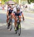 Joelle NUMAINVILLE (Cervelo Bigla Pro Cycling Team) leads Alison JACKSON (Twenty16 RideBiker). 		CREDITS:  		TITLE:  		COPYRIGHT: Greg Descantes